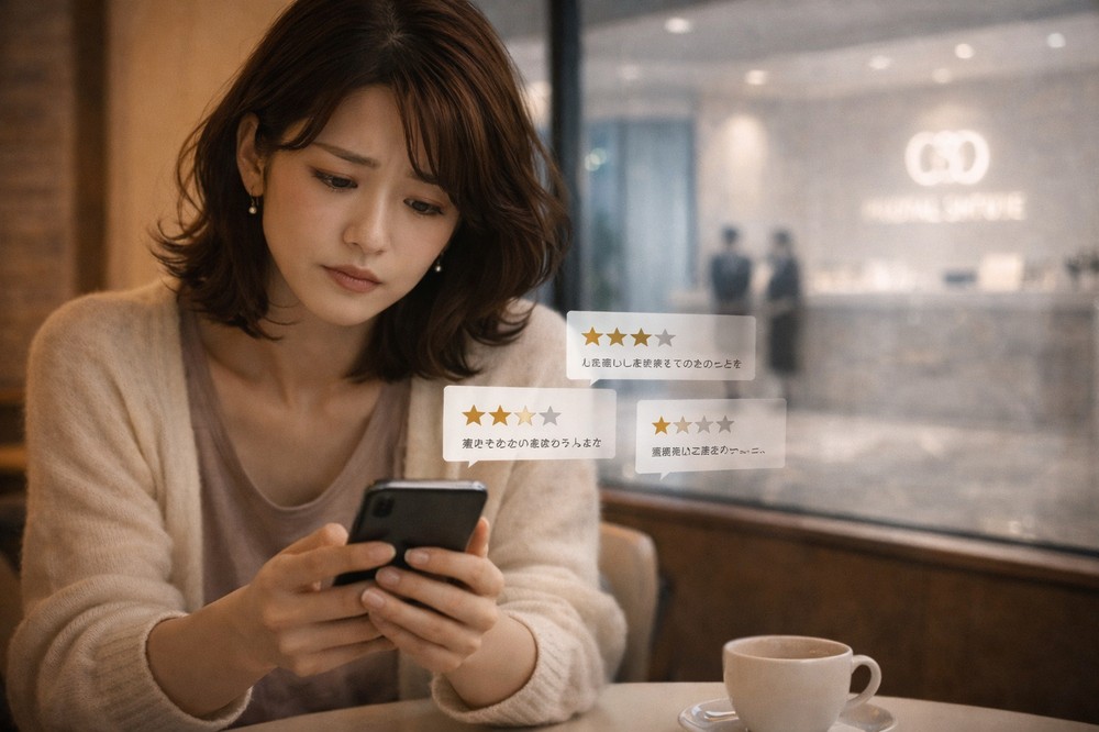 口コミと満足度を見て選ぶ