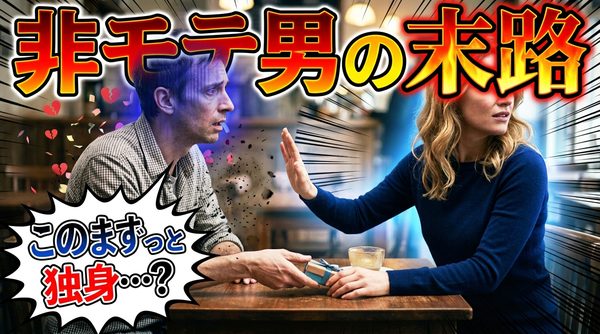 女子から嫌われる非モテ男の特徴