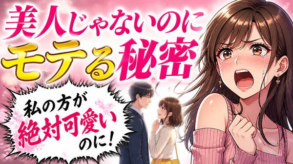 めっちゃ美人じゃないのにモテる女性の特徴