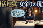 婚活で女性がもがき苦しむ驚きの理由って？婚活市場の男女比率と現実