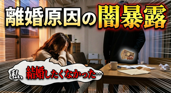婚活する時に知っておこう！離婚の最大最恐の原因