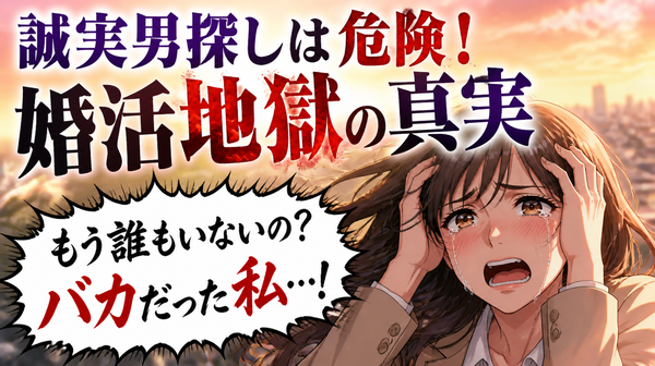 婚活女性から1番人気の『誠実な男性』はどこにいる？理想の相手と結婚する秘訣をご紹介！