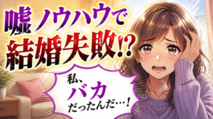 【衝撃】恋愛ノウハウ鵜呑み系女子は婚活男性にドン引かれる事実