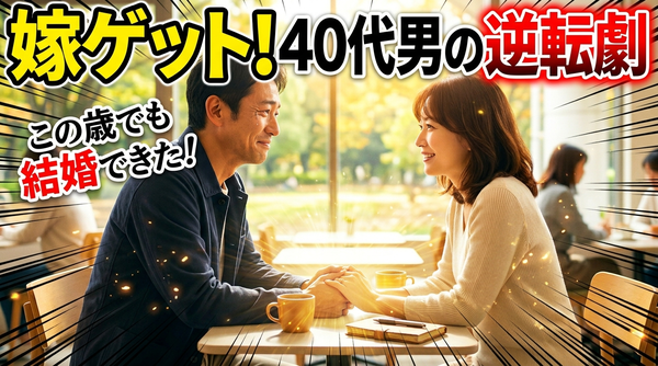 【40代男性の婚活】40代でも遅くない！結婚相談所で幸せになる秘訣