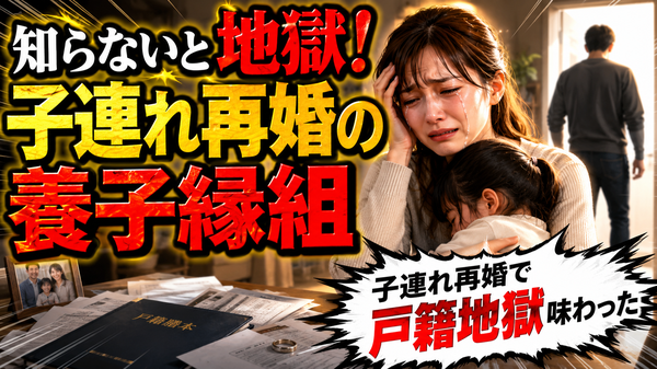 【子連れ再婚の養子縁組】子どもの戸籍手続きとは？シングルマザー・ファザーが知っておきたい再婚のコト