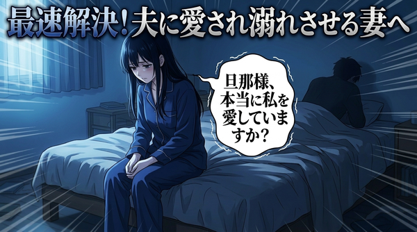 セックスレスを解消する方法。失われた愛を取り戻せ！