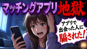 マッチングアプリ詐欺!本当にある詐欺女の手口