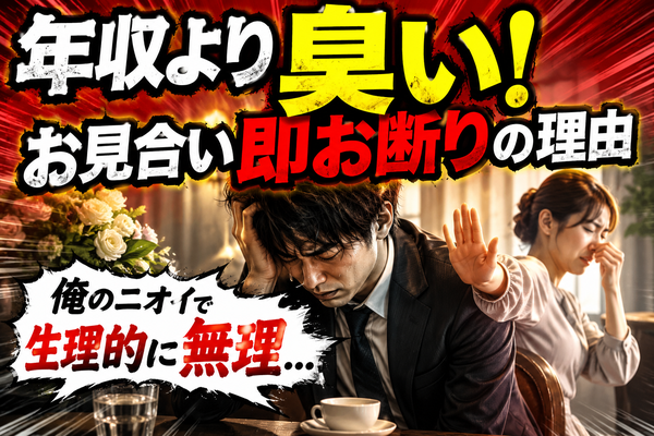 【婚活コンプレックス：体臭・口臭編】ニオイ（匂い）問題は婚活市場では致命的！