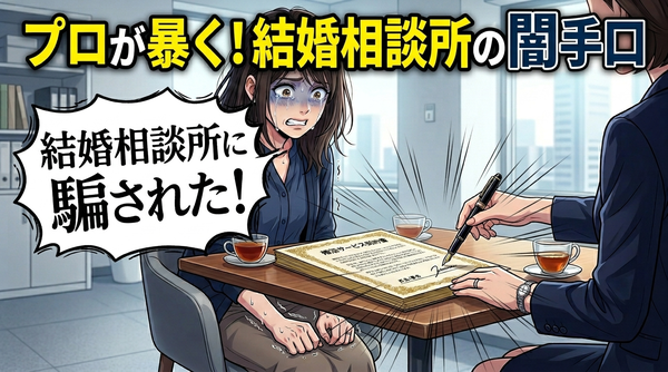 悪質な結婚相談所のからくりを解説！よくあるトラブルと対策方法