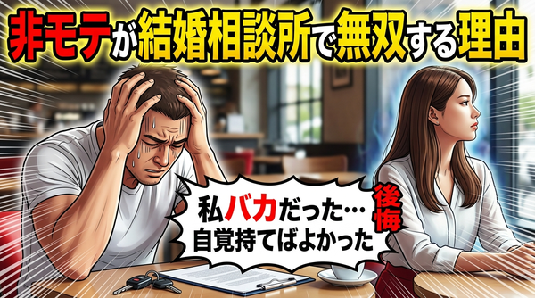 【モテない方が結婚相談所では成婚しやすい説】勘違いは婚活の敵！＜結婚相談所の秘密シリーズ＞