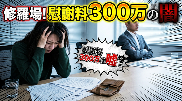 離婚しても『慰謝料・養育費』300万円って本当ですか？