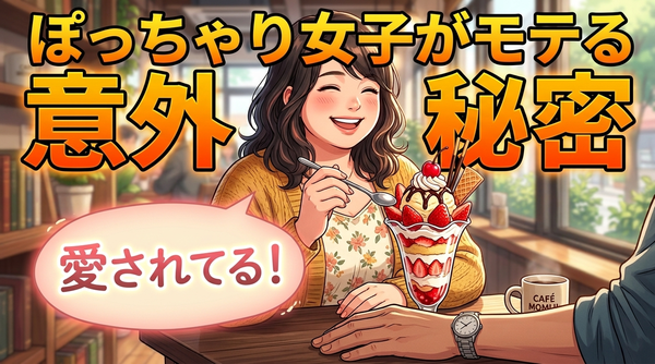 ぽっちゃり女性がモテるために出来ることは「美味しく食べること」ってホント？
