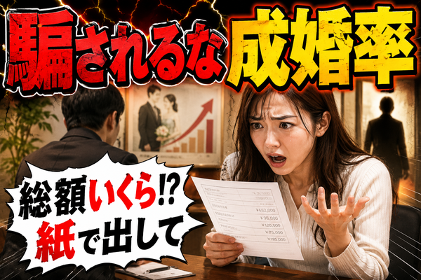 結婚相談所のからくりを徹底解説！メリット・デメリットと成婚率向上の秘訣