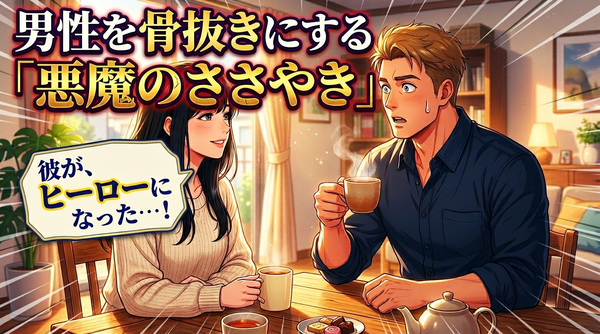 男性のヒーロー魂を引き出す魔法の言葉